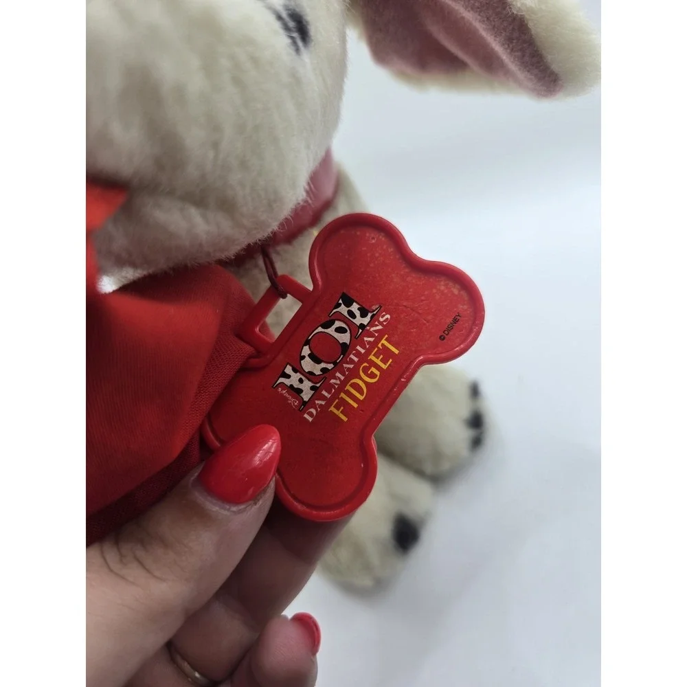 Disney 101 Dalmations Fidget Puppy Dog Plush Mattel 1996 Tug Of War 9